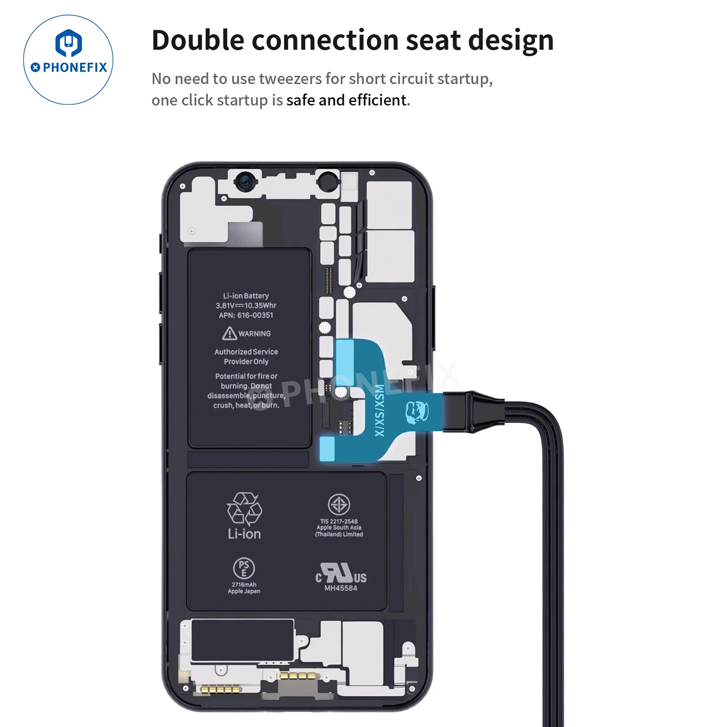 Линия электропередачи Mechanic Power Pro Max 2.0 для iPhone X-15ProMax материнская плата