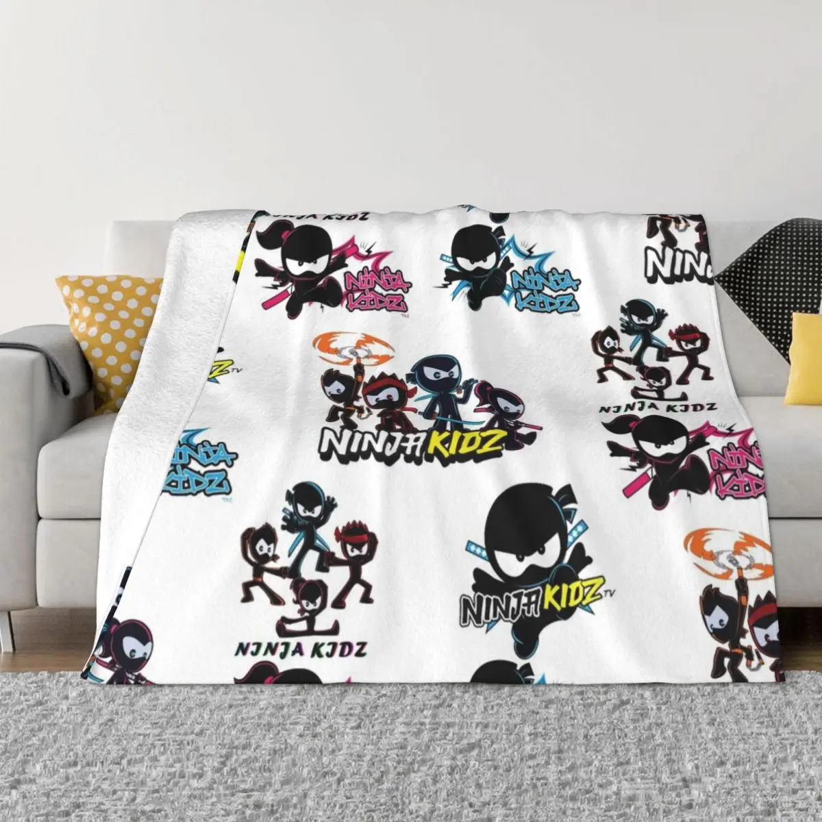 Детское одеяло ninja kidz роскошное дорожное