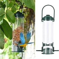 bird feeder hanging food dispenser parrot food box for outdoor balcony feedboxes for feeder garden bird accessories supplies