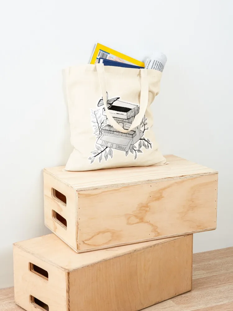 Сумка-тоут Life is странная Max для камеры Холщовый саквояж хранения женская сумка