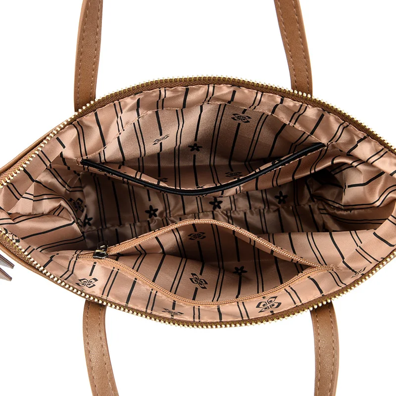 2024 однотонная простая Женская сумочка ретро модная женская сумка-тоут кошелек