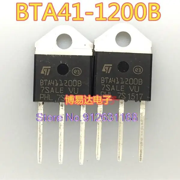 

10PCS/LOT BTA411200B BTA41-1200B 41A 1200V TO-P3