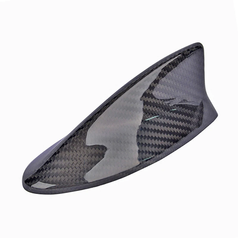 

Black Carbon Fiber Car Roof Shark Fin Antenna Cover Cap Trim Fit for Lexus LS ES IS CT RC 2018 New