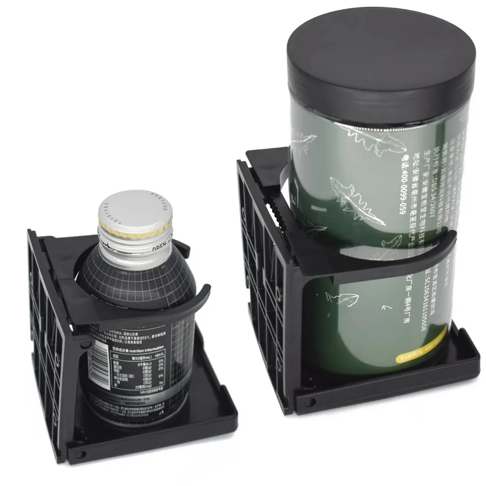 Автомобильный подстаканник с USB-лампой регулируемая складная черная подставка