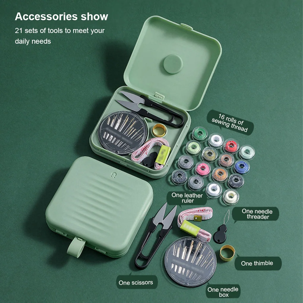 

Portable DIY Multifunctional Needle and Thread Storage Box Magnetic Attraction Sewing Box Household Sewing tool