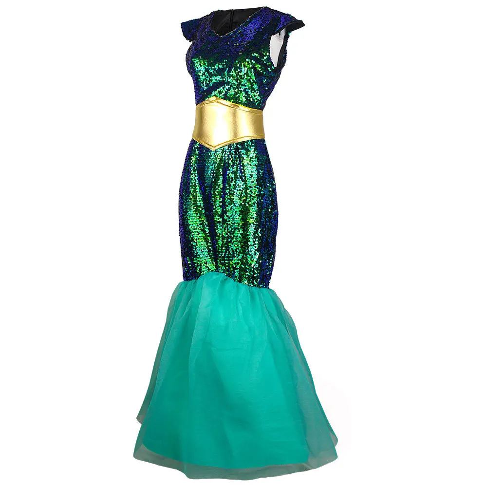 Сексуальный костюм для пар морская сирена Нептуна Русалка королева мужские