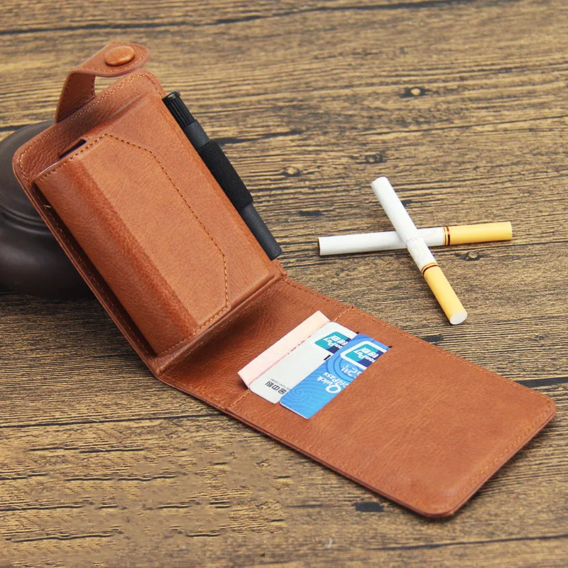 

Multifunctional Cigarette Case Pouch Leather Lighter Holder Card Holders