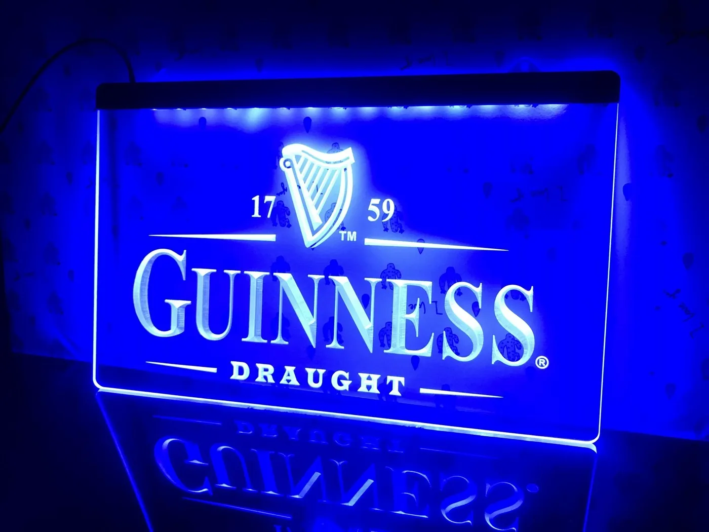 

Винтажные логотипы Guinness, пивной бар, светодиодная неоновая лампа, модель A002