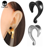 casvort 10pcslot unique stainless steel ear piercing fashion hooks for dangles body piercing jewelry