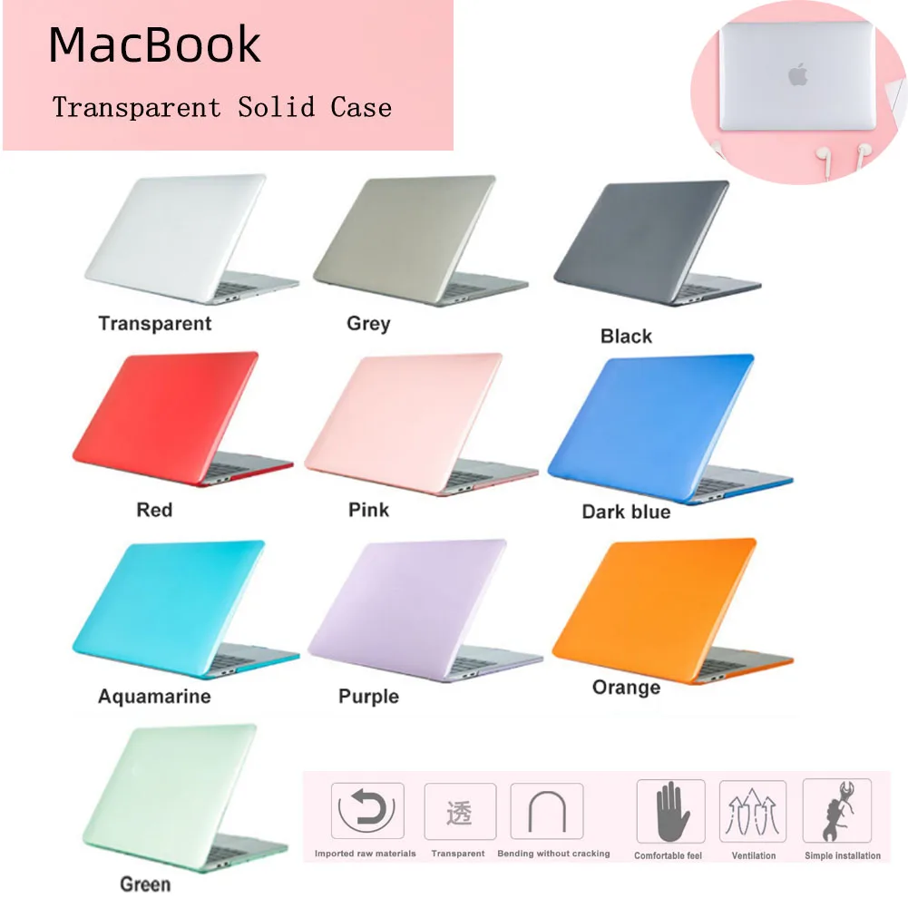 

Durable Waterproof Drop-proof Laptop Case Cover For Apple MacBook Air Case Dust-proof Anti-scratch Laptop Ultra Thin Hardshell