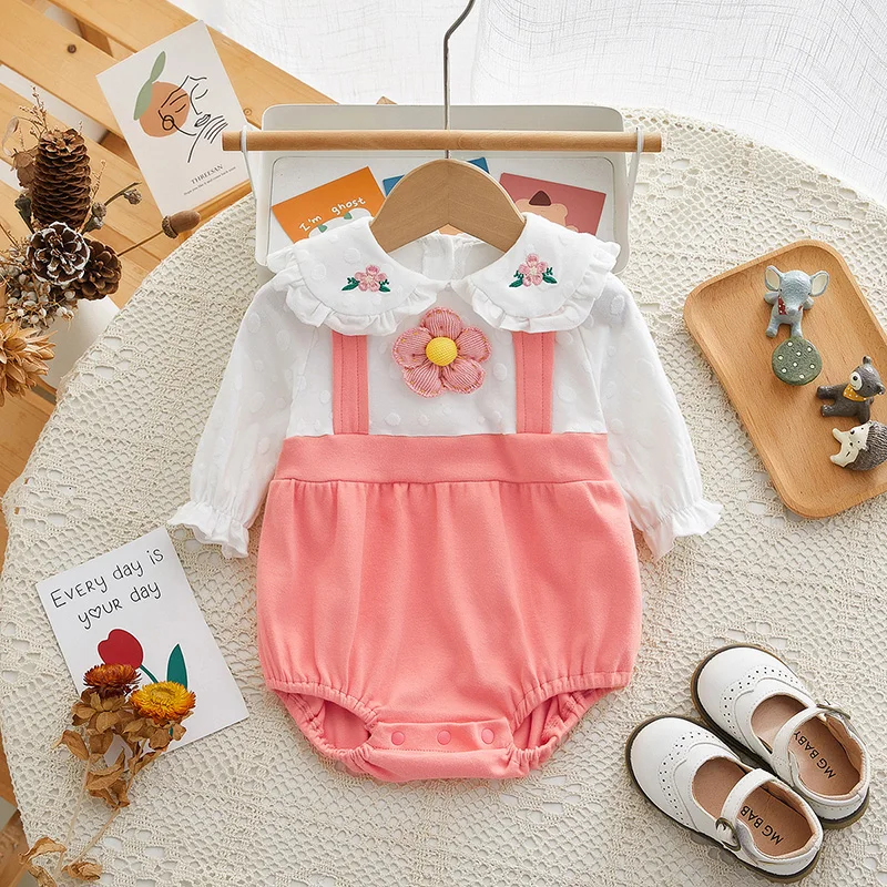 

Детское боди с длинным рукавом, с цветочным принтом