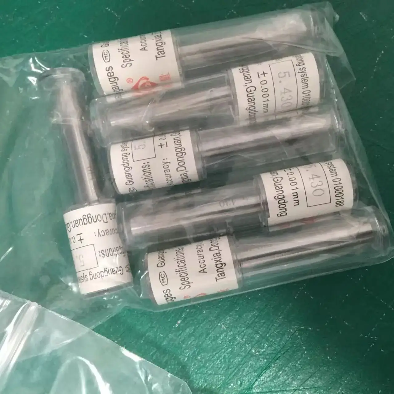 

Стальной штифтовый калибр 5.61/5.60/5.59/5.58/5.57/5.56 мм (120 шт.)