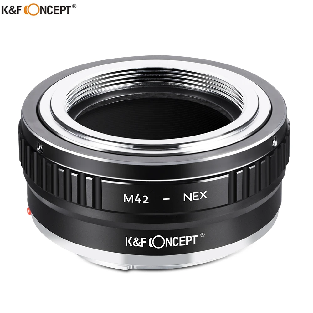 K & F CONCEPT Высокоточный адаптер для фотообъектива M42 Mount Lens to Sony E-Mount Camera M42-NEX |