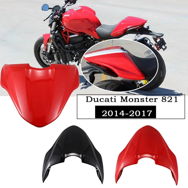 Чехол для заднего пассажирского мотоцикла сиденья Ducati Monster 821 2014 2015 2016 2017