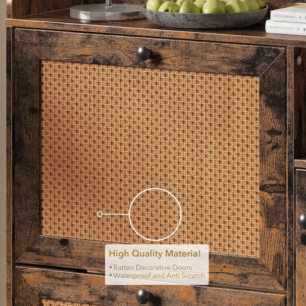 Шкаф для обуви с 3 откидными ящиками шкаф из натурального ротанга 4 открытыми