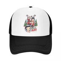 cartoon girl boop bettys baseball cap trucker hat women men adjustable streetwear snapback caps summer hats
