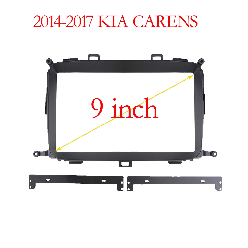 

Радиорамка 2 Din для KIA CARENS 2014-2017, 9 дюймов, комплект для приборной панели, стерео, GPS, DVD-плеер, Установочная панель, объемная отделка, лицевая пла...