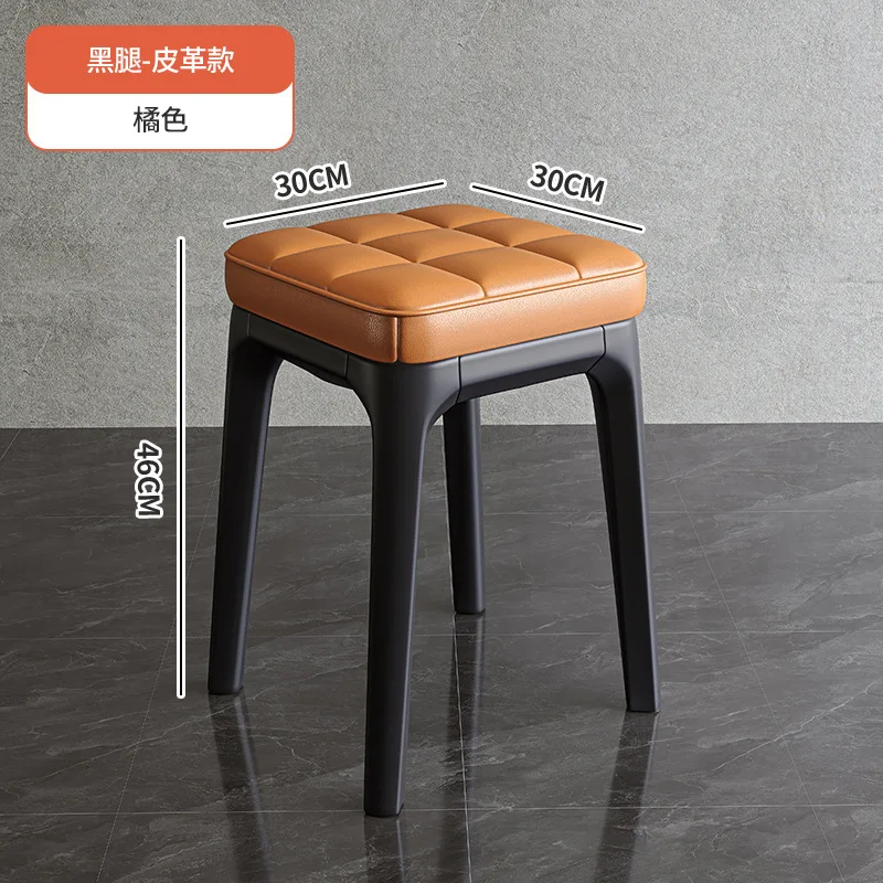 

Новинка 2023 года, официальный современный домашний мягкий пластиковый стул Aoliviya, простой Штабелируемый обеденный стул, утолщенный обеденный стол, высокий стул