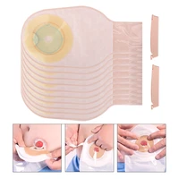 10pcs one piece system ostomy bag medicals drainable pouch colostomy bag ostomy supplies made of quality material comfortable