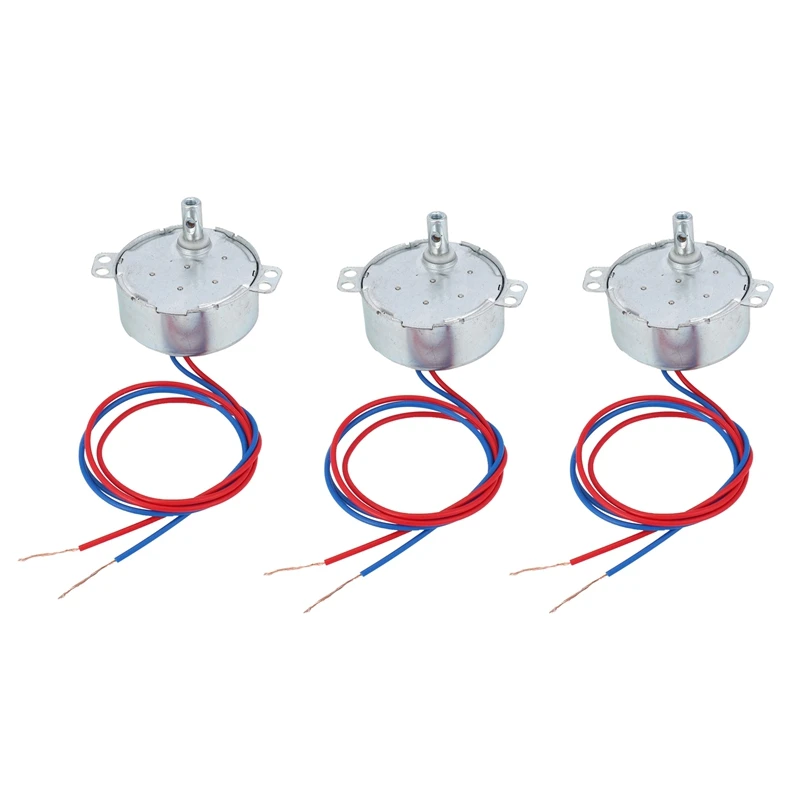 Синхронный двигатель переменного тока 3X 220-240 В 4 Вт 3 об/мин CCW/CW 20 мм