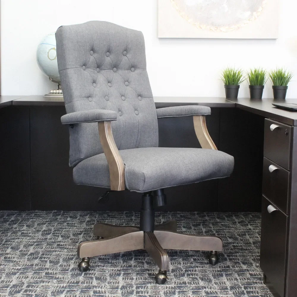 

High-Back Slate Gray Commercial Grade Executive Office Chair
