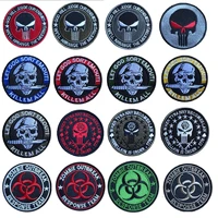 zombie outbreak response team patch tactical morale slogans badge backpack clothes labels embroidered stickers decor hook loop