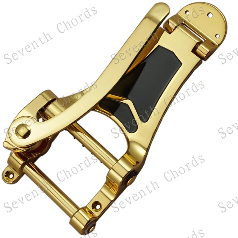 1 Set Chrome Gold Arch Top Hollow Semi Hollow Tailpiece Guitar Bridge Musical Instrument Accessories enlarge