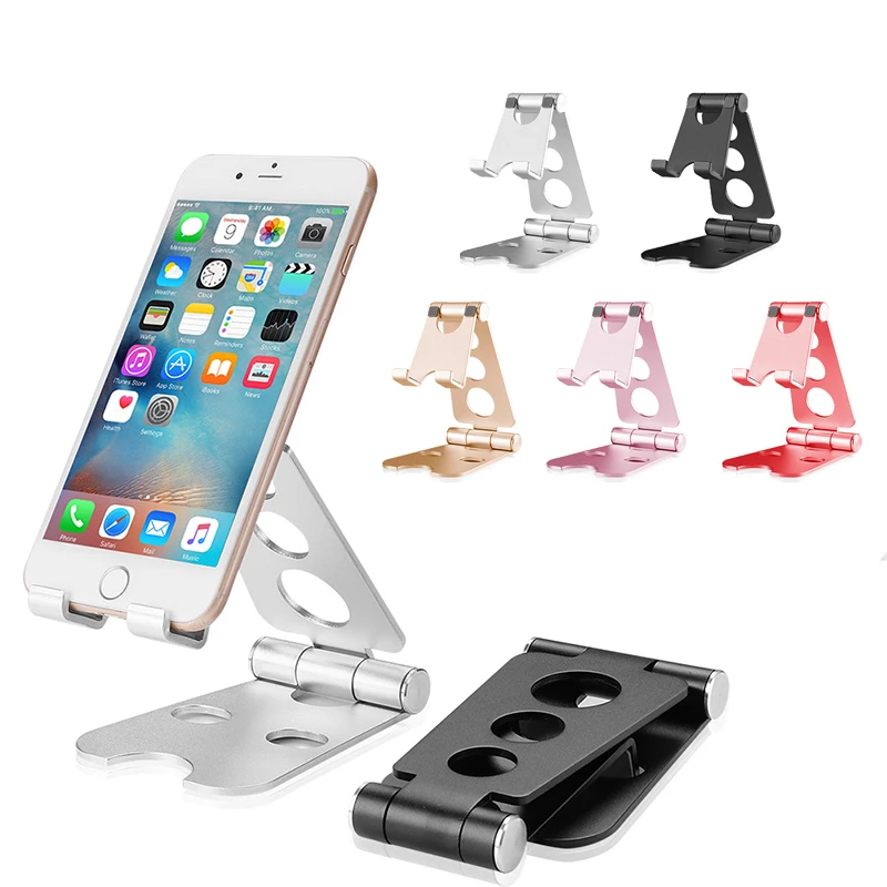 

Aluminum Alloy Tablet Stand Holder Folding Portable Large Size Phone Lazy Bracket Universal Anti-skid Desktop Holder Stand