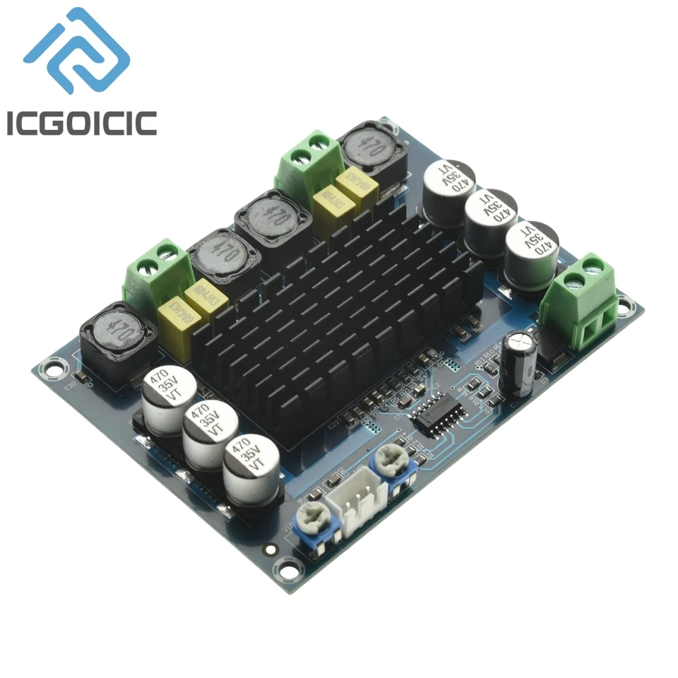 Двухканальная цифровая плата усилителя мощности TPA3116D2 2*120 Вт