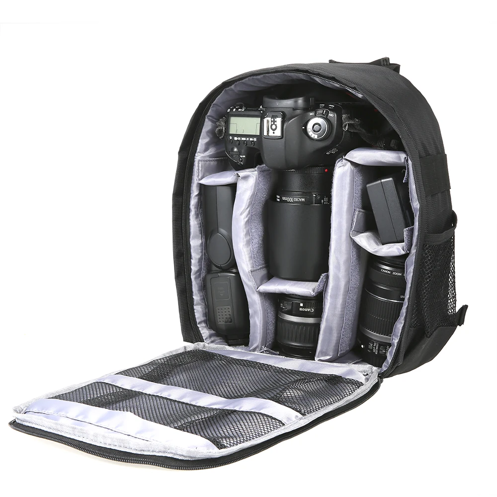

Outdoor DSLR Digital Camera Bag Backpack Multi-functional Breathable Camera Bags Waterproof Photo Bag Case for Nikon Canon Sony