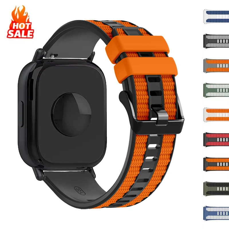 Фото Силиконовый ремешок для смарт-часов Redmi Watch 5 Active/5 Lite, дышащий спортивный браслет для Xiaomi Redmi Watch 5 Active №1