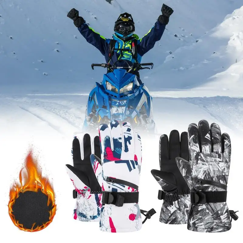 

Перчатки для катания на лыжах и сноуборде, аксессуары для холодной погоды, теплые лыжные перчатки для сноуборда, мягкие зимние перчатки, ветрозащитные перчатки для сенсорного экрана