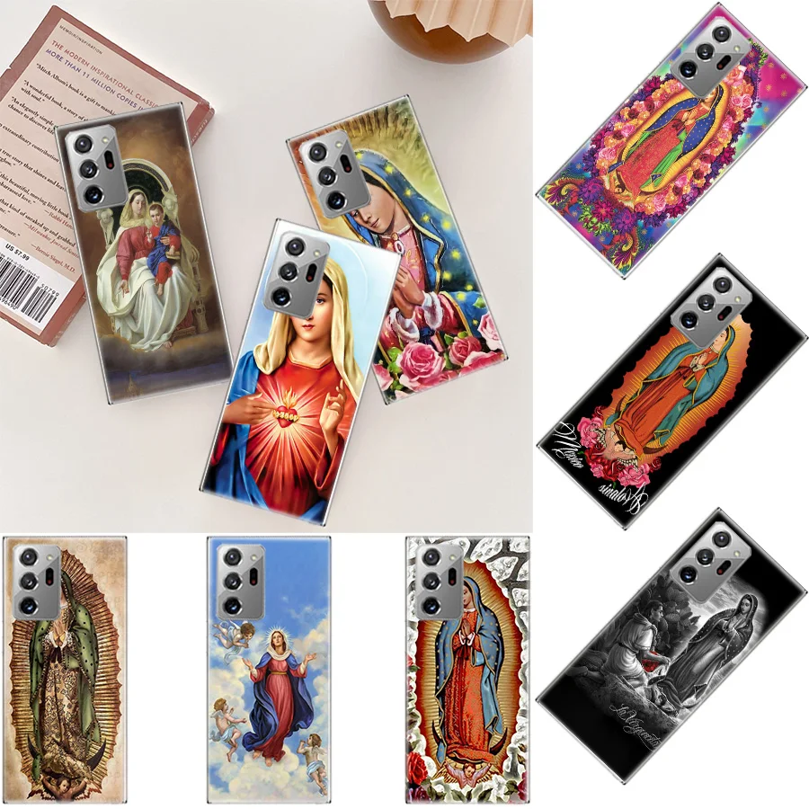 

Virgin De Guadalupe Virgen Mary Phone Case For Samsung Galaxy S20 FE S21 S10 S23 Plus S22 Ultra S10E S9 S8 S7 Edge Cover Capa Pa