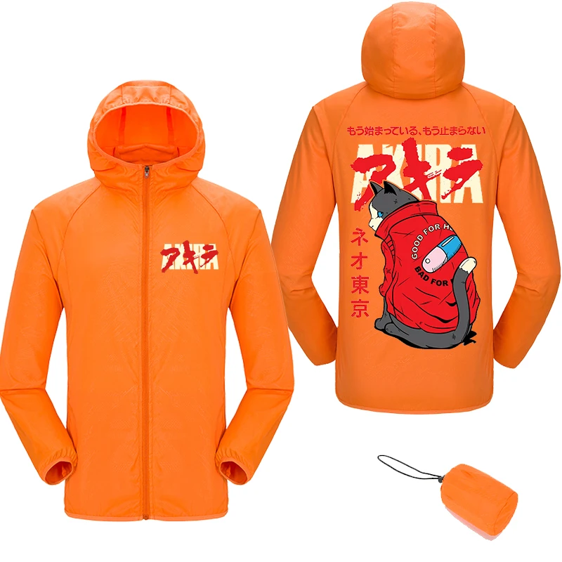

Новые анимационные куртки Akira, мужская стильная Солнцезащитная одежда, модная ультратонкая