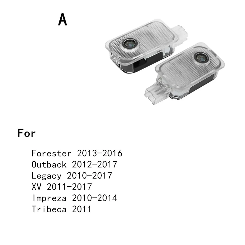 

Led Car Door Logo Light HD Laser Welcome Lamps For Subaru Forester Outback Legacy XV Impreza Tribeca BRZ Car Goods Accessories