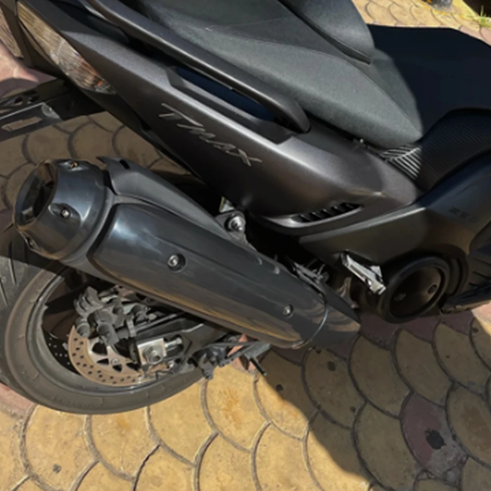 Накладка на выхлопную трубу мотоцикла для Yamaha TMAX500 2012-2016 T-MAX TMAX T MAX 530 T-MAX530 2012 2013 2014