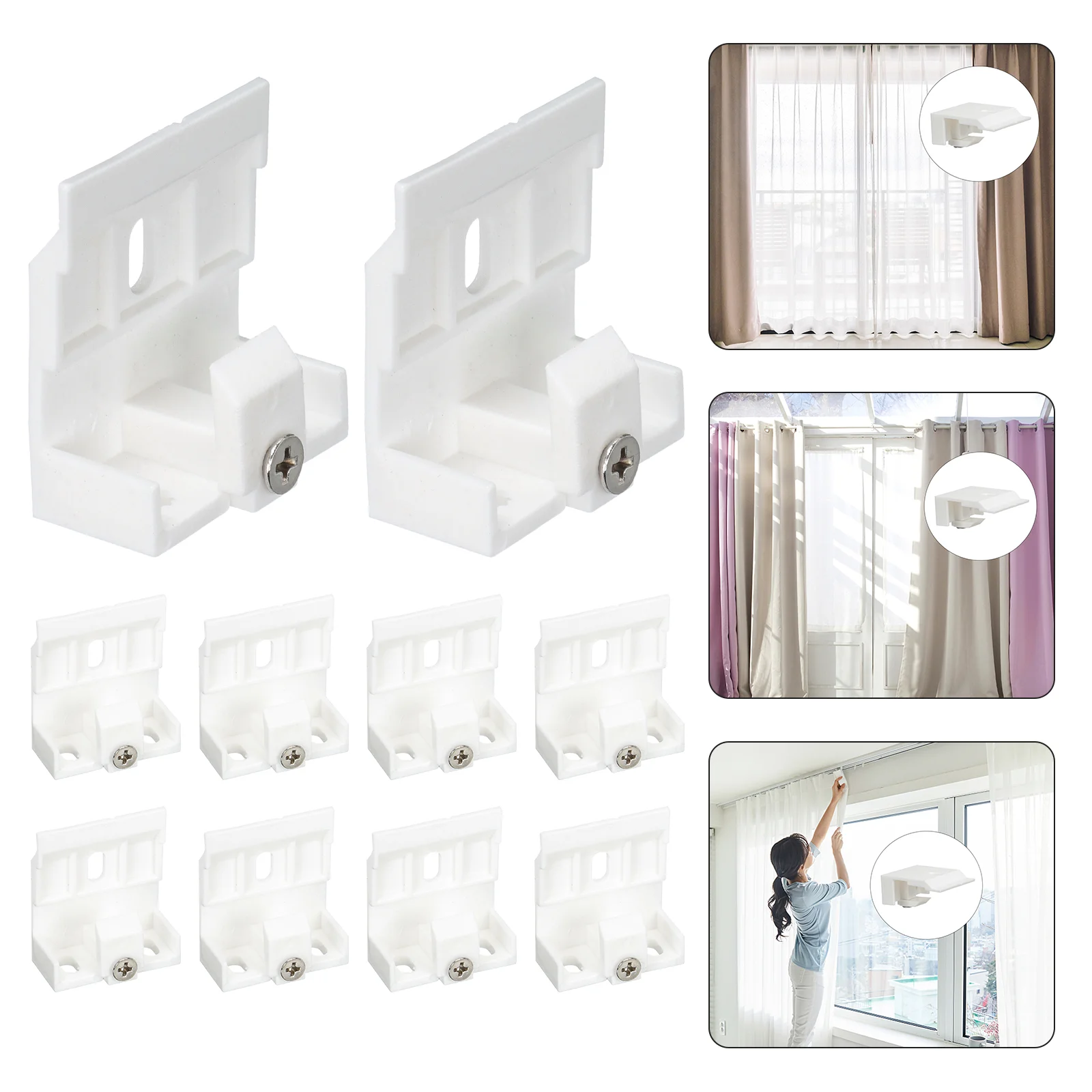 

Curtain Bracket Clips Holders Support Blinds Blind Window Frame Headrail Cordless Shades Crib Mattress Accessories Bearing Mount