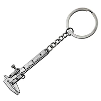 mini vernier caliper keychain 4cm miniature pocket vernier vernier caliper key chain pendant vernier caliper tool keyring 0 40mm