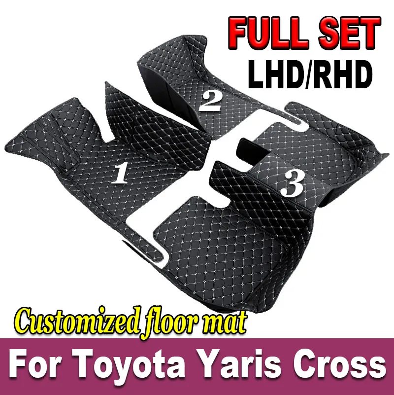 Негибридные автомобильные коврики для Toyota Yaris Cross Yarisu Kurosu XP210 2021 2022 2023