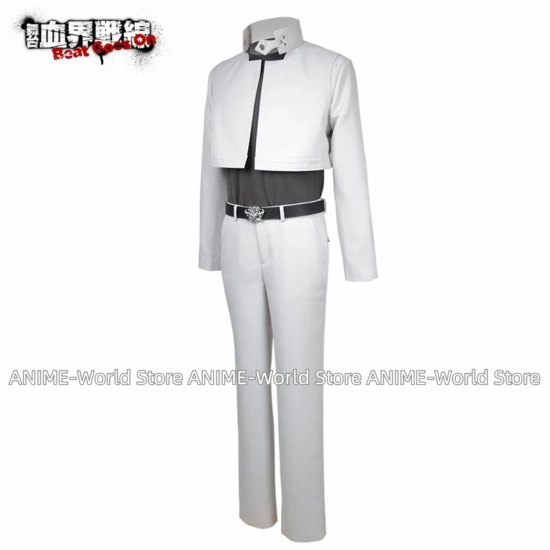 Унисекс аниме Cos Blood Blockade Battlefront Zapp Renfro повседневная униформа костюм парик