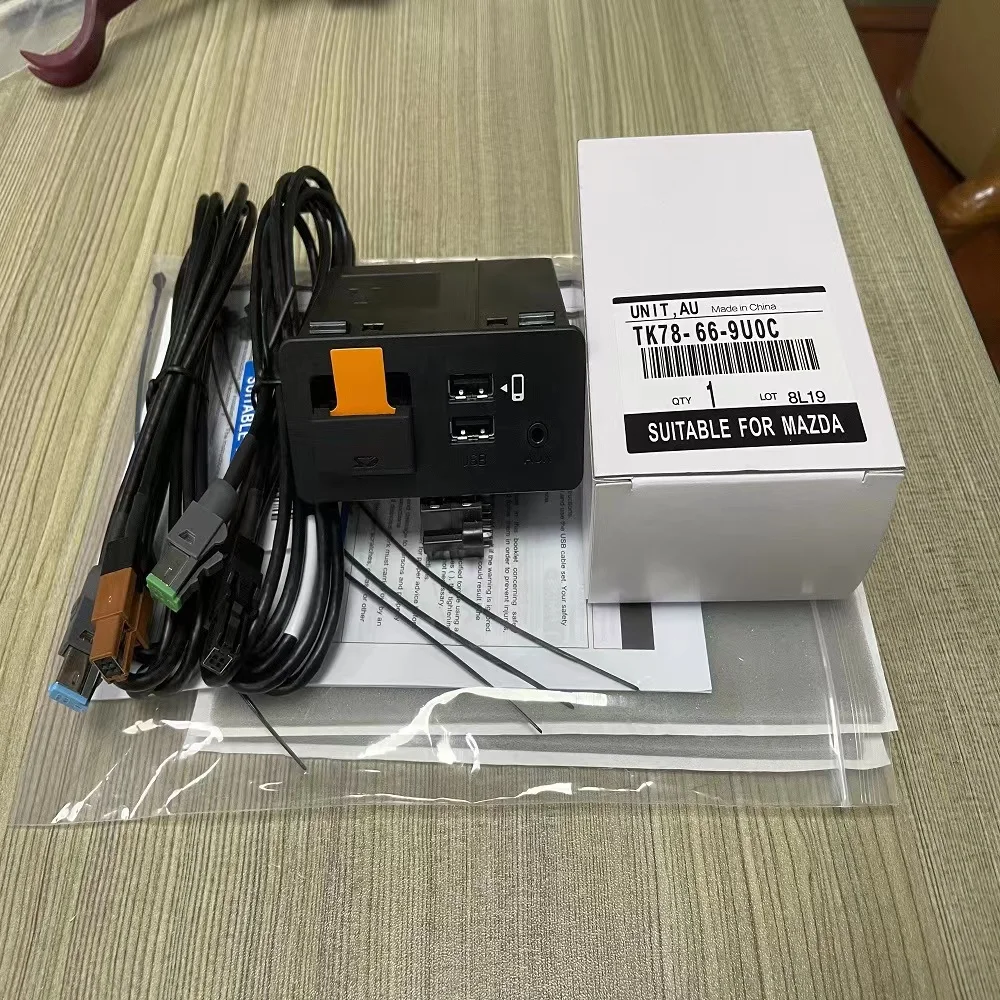 

Автомобильный USB-адаптер TK78669U0C, хаб для модификации Mazda 6, Mazda 3, Mazda 2, CX30, CX5, CX8, CX9, MX5, miata, комплект для Apple CarPlay, Android
