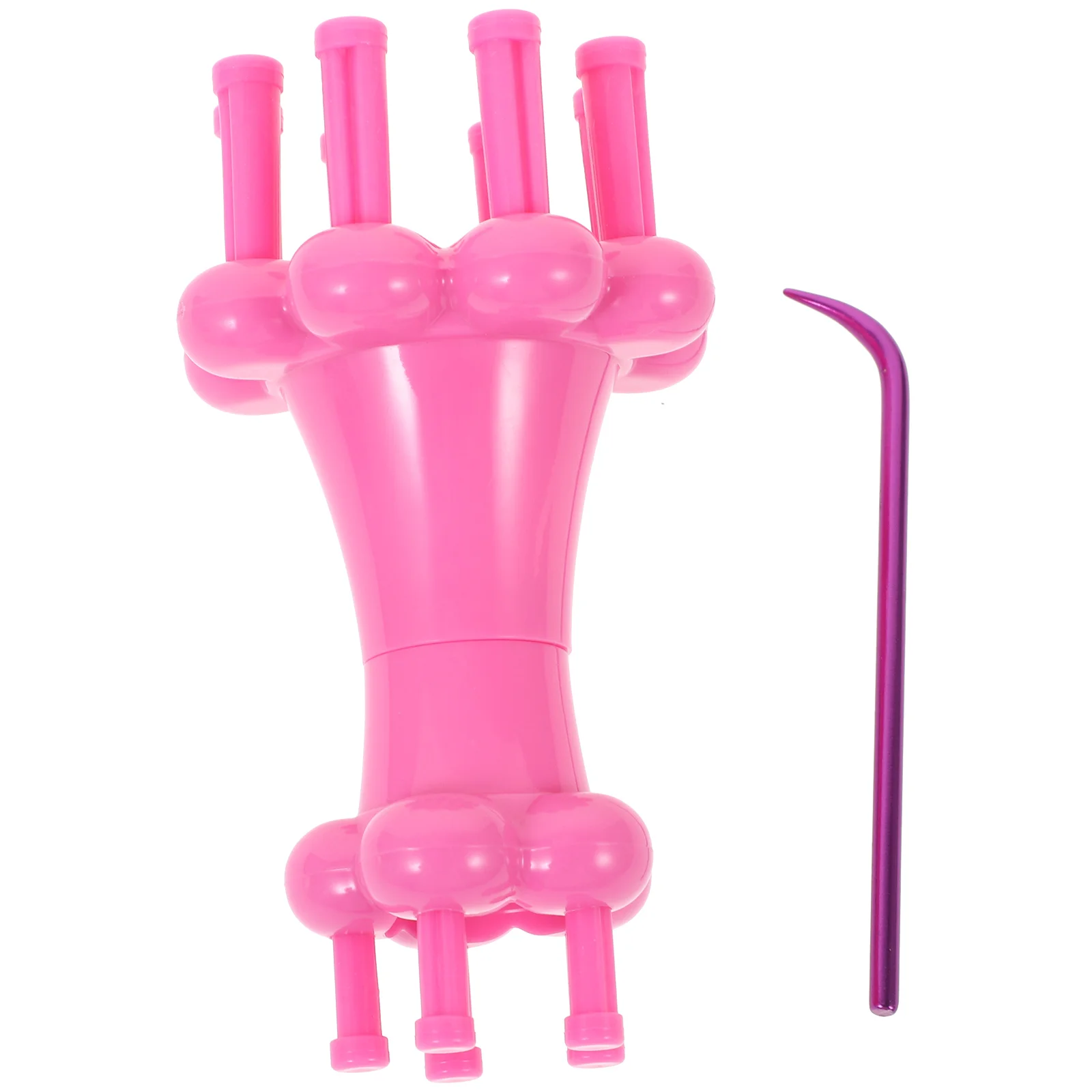 

2 Pcs Braid Tool Knitting Machines Beginners Accessories Ergonomic Crochet Hooks Knitting Ring Loom Knitting Rope Maker