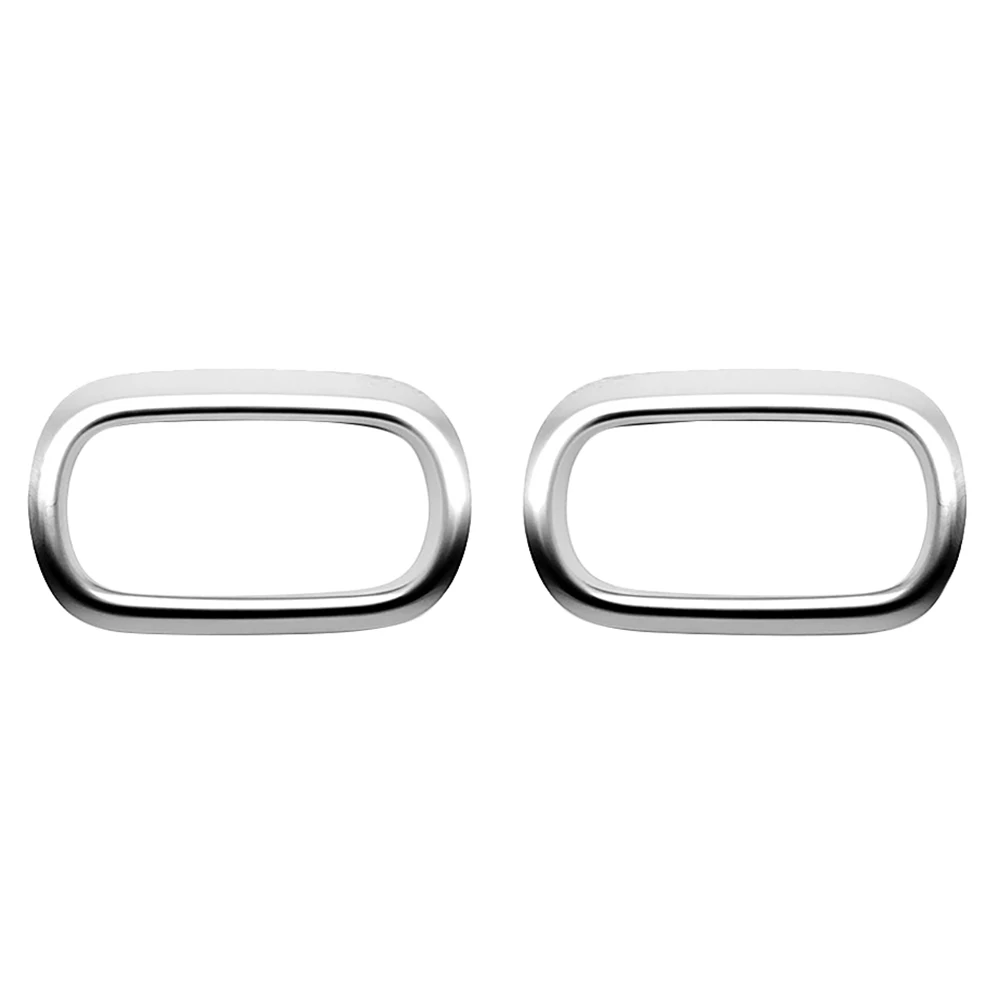 Стайлинг автомобиля 2 шт. ABS Хром Интерьер приборной панели боковые