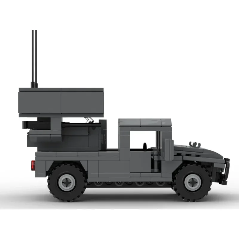 Строительные блоки Moc HMMWV AN/TWQ-Avenger модель технические кирпичи сборка сделай сам