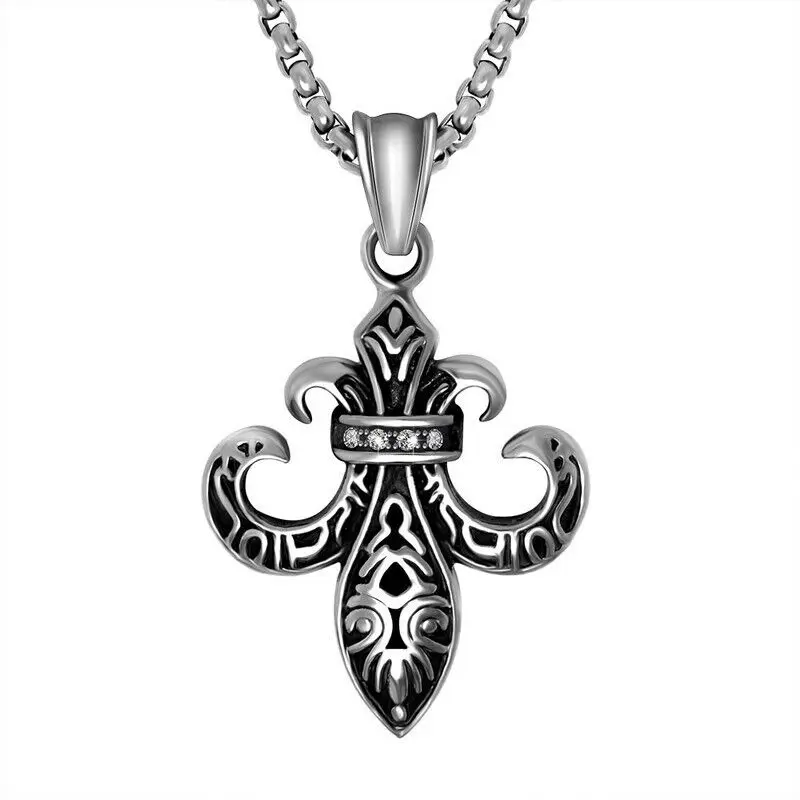 

Мужское модное ожерелье с подвеской из нержавеющей стали