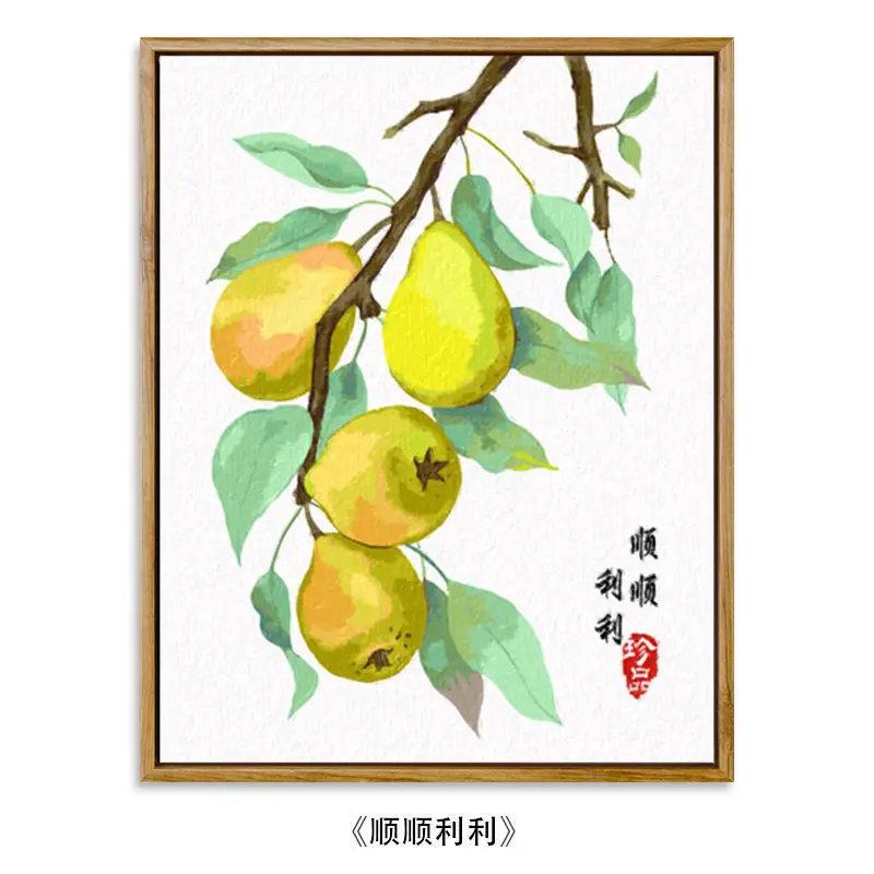 

00196Ann-Tulip diy Цифровая масляная живопись, картина маслом, акриловая Цветочная живопись, взрывная ручная работа, пейзаж, живопись