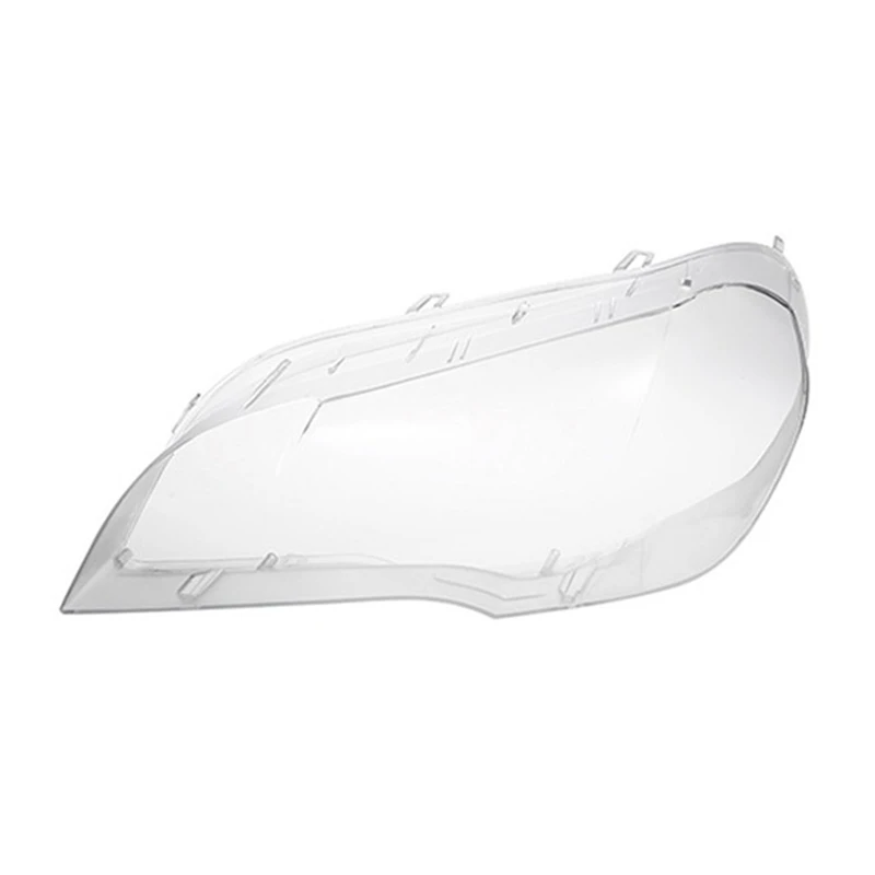 

Автомобильная Прозрачная крышка для объектива передней фары запасная крышка для головной лампы задняя крышка для X5 E70 2008-2013 левая