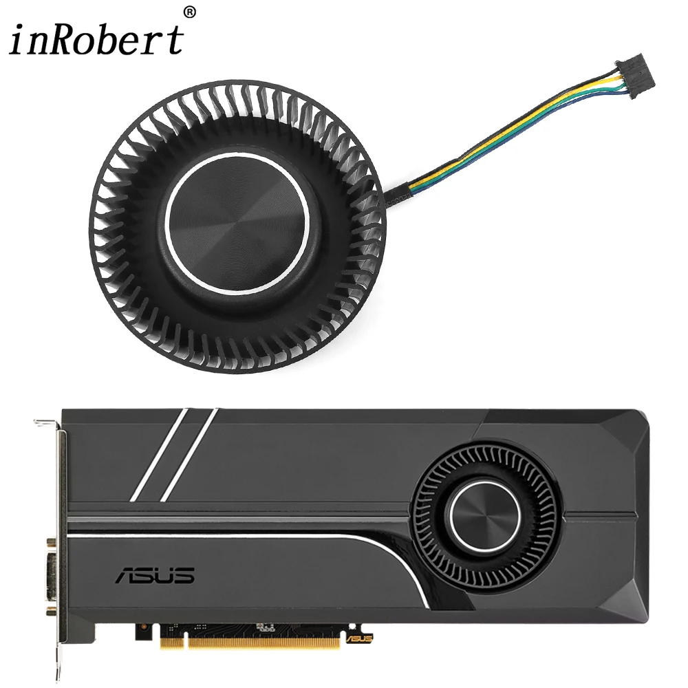 Новый вентилятор охлаждения FD6525H12D для замены графической видеокарты ASUS Turbo GeForce