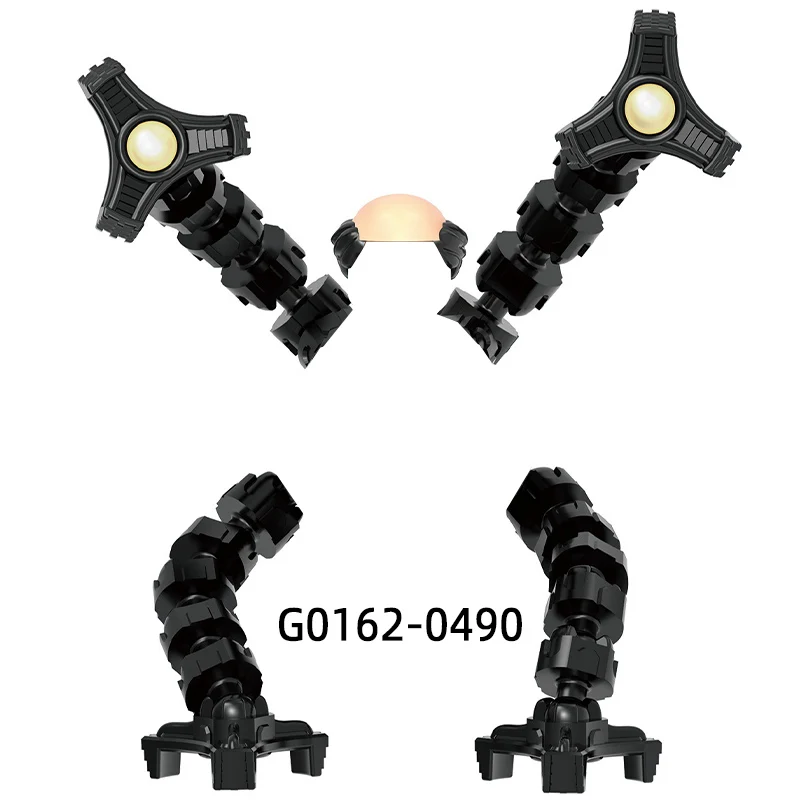 Экшн-фигурки копье крыло осьминог оружие брюки детали для волос модель блоков