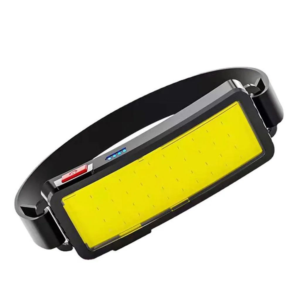 

Налобный фонарь с COB-матрицей и USB-индикатором